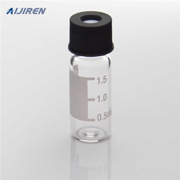 <h3>Common use borosil HPLC clear 2ml vial with writing space </h3>
